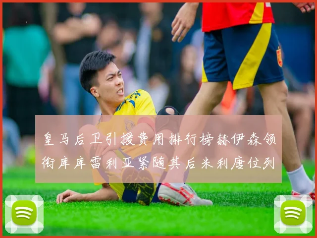 皇马后卫引援费用排行榜赫伊森领衔库库雷利亚紧随其后米利唐位列第三